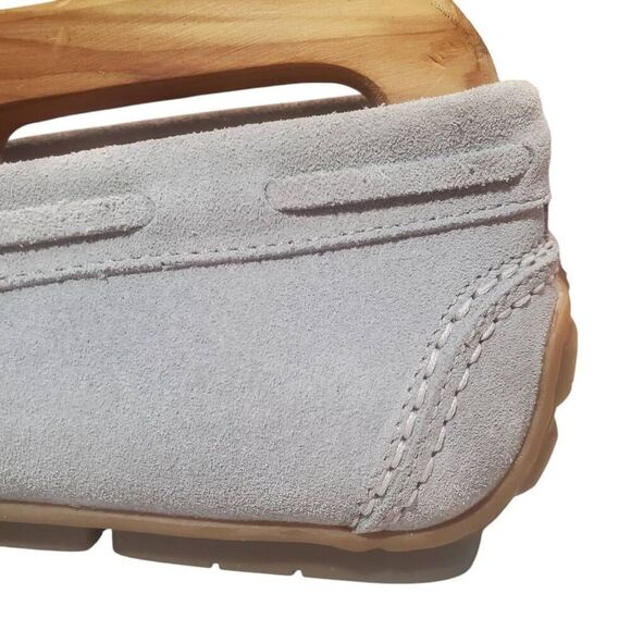 Mens Aquatalia Weatherproof Brian Gray Suede  Driving Loafers Shoes Size 8.5 - Picture 6 of 10